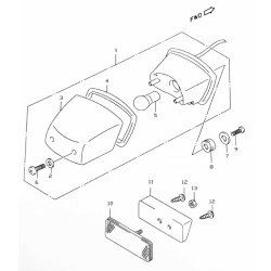 SKRUE TIL MONTERING AF BAGLYGTE