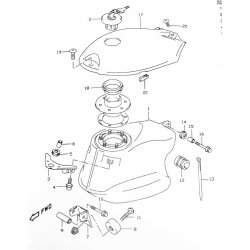 BSNING 6.5X9X5 TIL TANKBESLAG NEDERST FOR