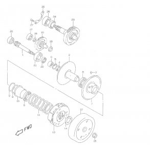 REMSKIVE BAG UDVENDIG DEL