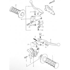 BOLT FOR BREMSEKLINGE HJRE 