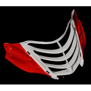 FRONTGRILL-K1 HVID-RD/WHITE-RED