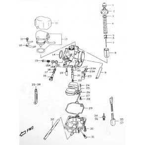 O-RING TIL KARBURATOR/ STUDS 