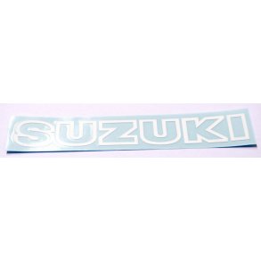 EMBLEM SUZUKI TIL SIDESKJOLD HVID