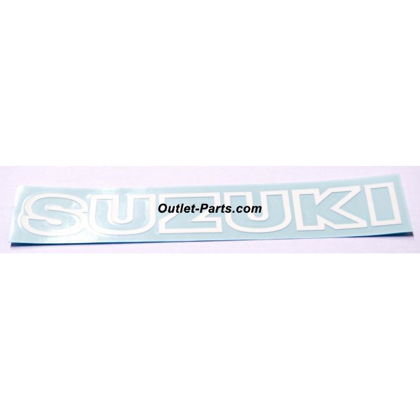 EMBLEM SUZUKI TIL SIDESKJOLD HVID
