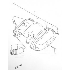 SKRUE FOR LUFTFILTERKASSE