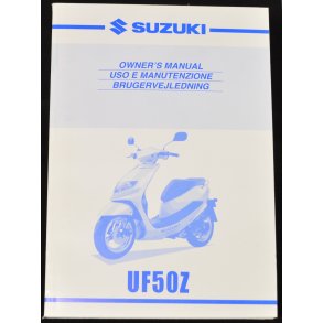 SUZUKI UF50 ESTILETE INSTRUKTIONSBOG 