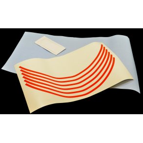 DECAL TIL 1 HJUL ORANGE