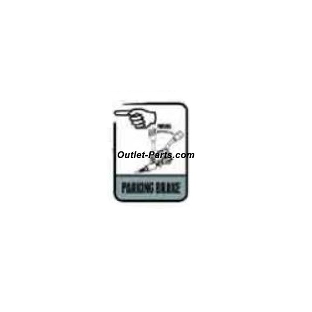 PARKERINGSBREMSE LABEL