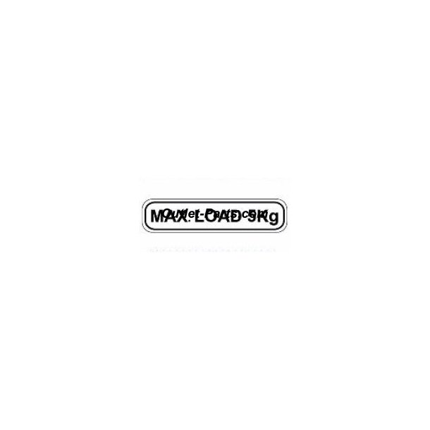 TRANSFERS MAX. LOAD 5 KG