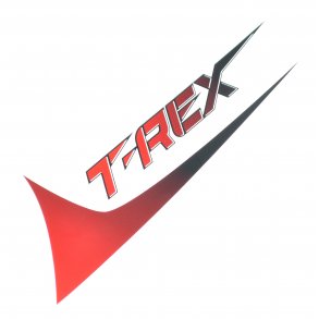 STAFFERING TIL FRONTSKJOLD VENSTRE T-REX RD-HVID/ WHITE-RED