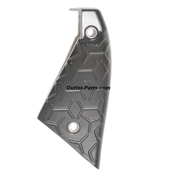 FODPLADE-HJRNE FRONT HJRE SORT MAT/ MATT BLACK #68