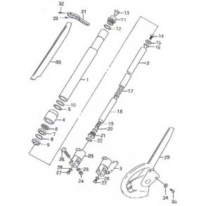 SKRUE FOR SLANGE/KABELHOLDER 