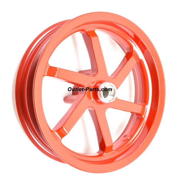 FORHJUL 12" 6-EGER RD/ FIRE RED #1N