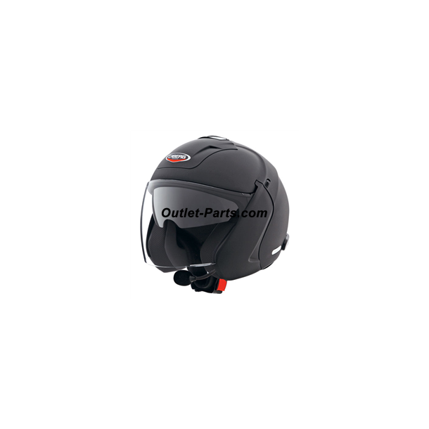 CABERG DOWNTOWN PILOT Hjelm MAT SORT