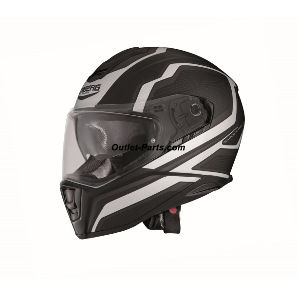 CABERG DRIFT FLUX FULL FACE Hjelm MAT SORT/ GR