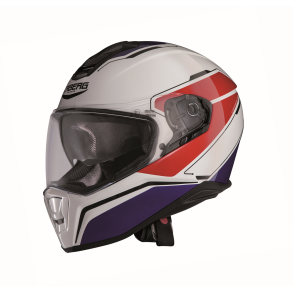 CABERG DRIFT TOUR FULL FACE Hjelm HVID/RD/BL