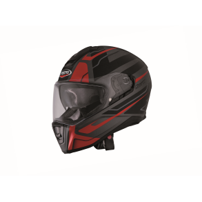 CABERG DRIFT SHADOW FULL FACE Hjelm MAT SORT/RD/GR
