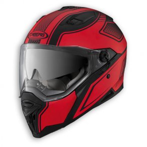 CABERG STUNT BLADE FULL FACE Hjelm MAT SORT/RD