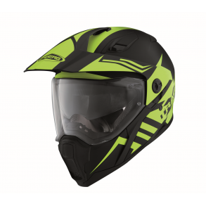 CABERG XTRACE LUX FULL FACE Hjelm MAT SORT/GUL