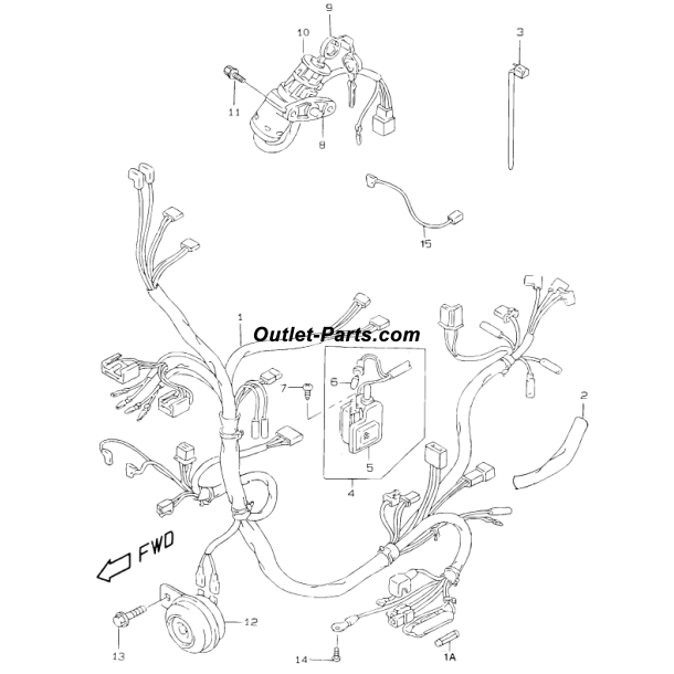 DKSEL TIL TNDINGSLS SUZUKI AP50/ AY50/ UF50
