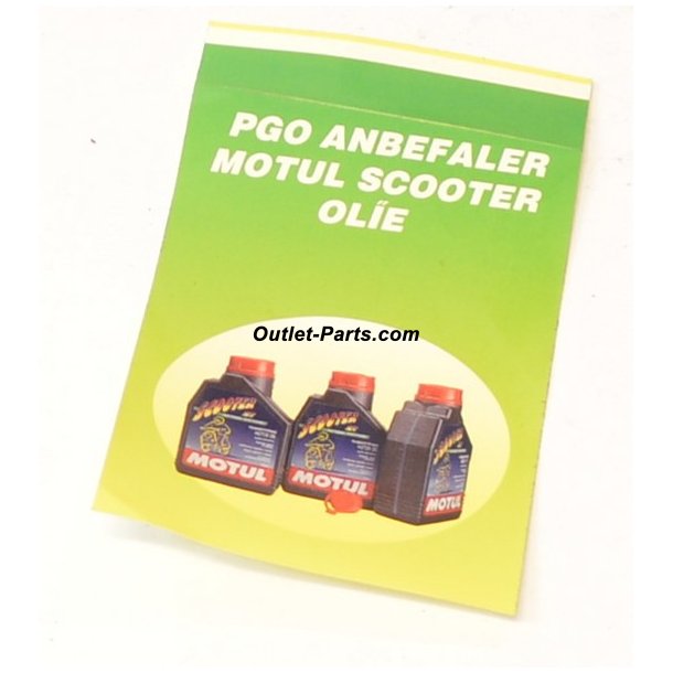 LABEL MOTUL OIL