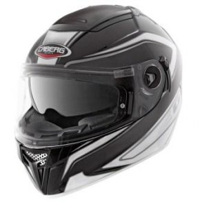 CABERG EGO ELITE FULL FACE Hjelm SORT/HVID