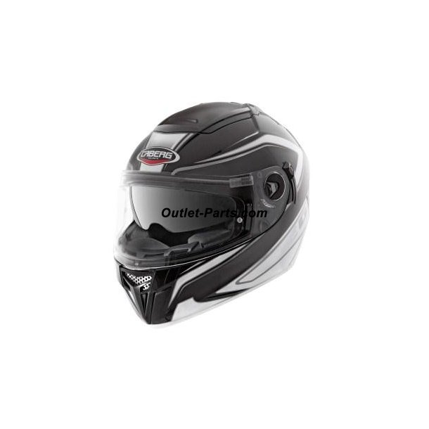 CABERG EGO ELITE FULL FACE Hjelm SORT/HVID
