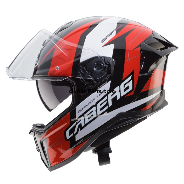 CABERG DRIFT EVO SPEEDSTER FULL FACE Hjelm SORT/RD/ HVID