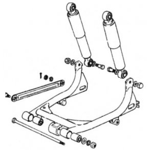SVINGGAFFEL OG STØDDÆMPER